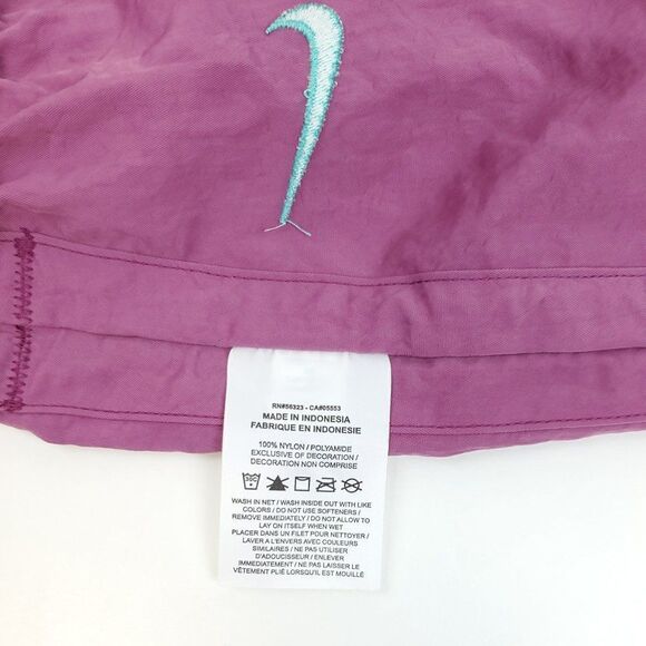 Nike Women's Sportwear Swoosh Woven High Rise Skirt Purple - Picture 11 of 11